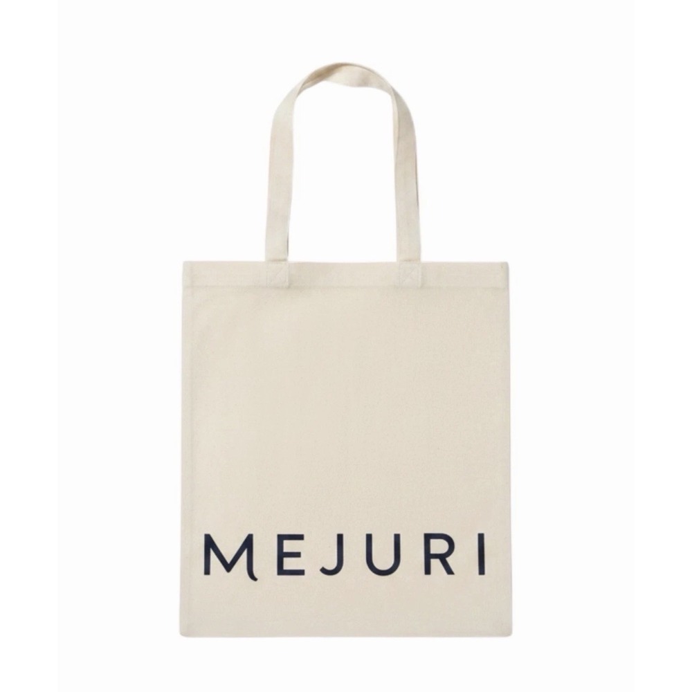 Mejuri Tote Bag Cream Recycled Cotton Logo Minimalist Sustainable Made In India